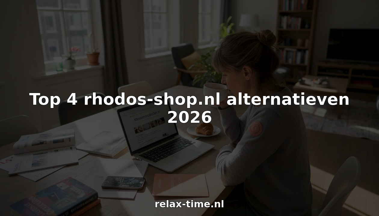 Een vrouw bekijkt en vergelijkt verschillende massagestoelen online terwijl ze aan haar thuiswerkplek zit.