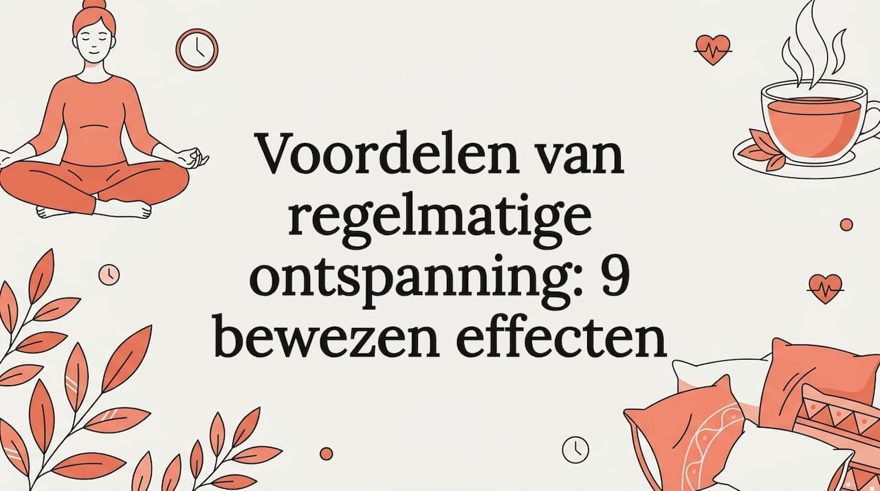 Sfeervolle illustratie voor een rustgevende titeldia