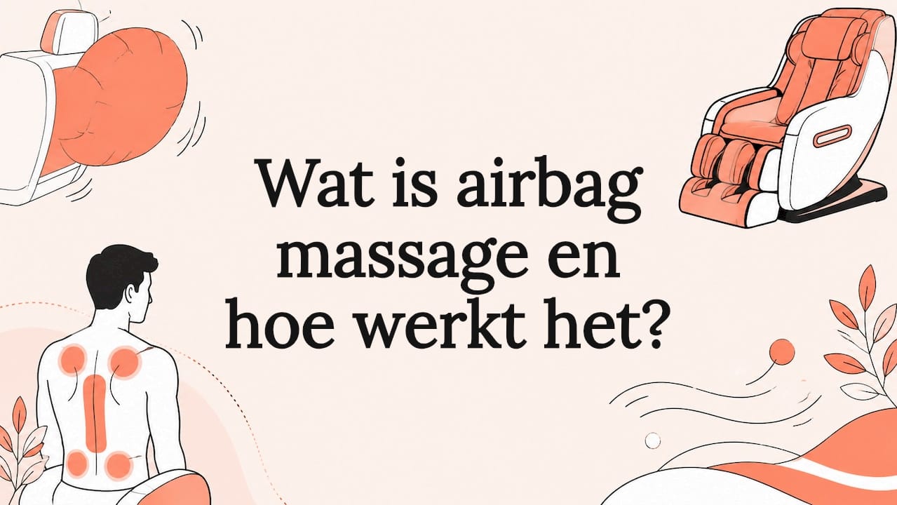 Illustratie voor de header van een blog over airbagmassage