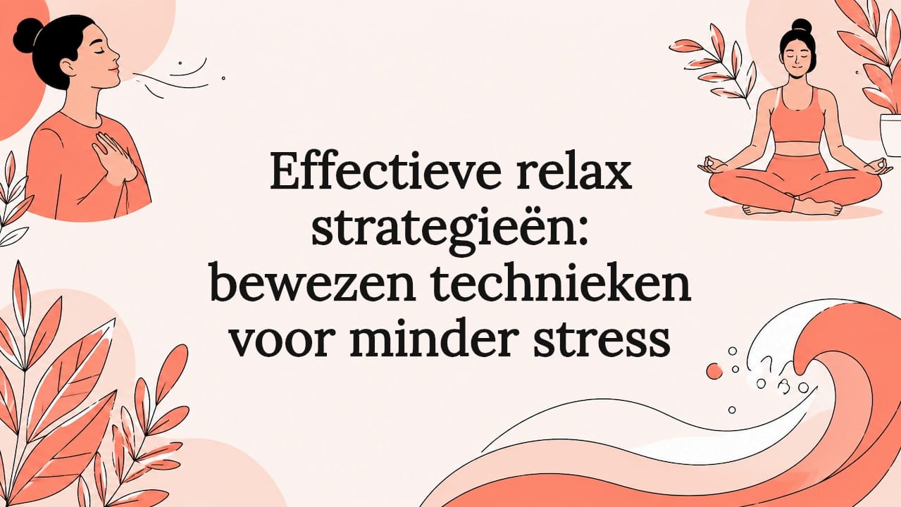 Sfeervolle illustratie rondom de kop van een artikel over ontspanning