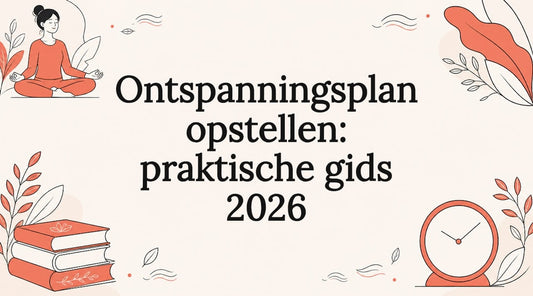Sfeervolle illustratie bij de blogtitel over ontspannen