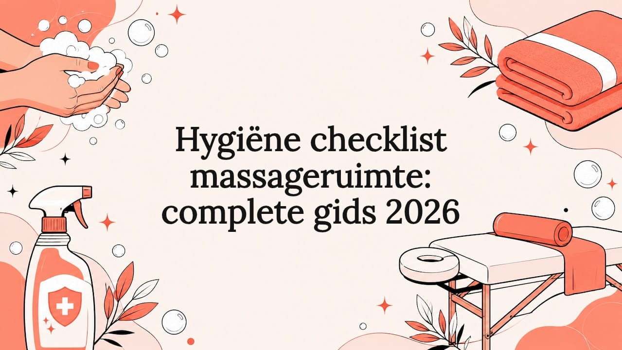 Sfeervolle illustratie: checklist voor hygiëne