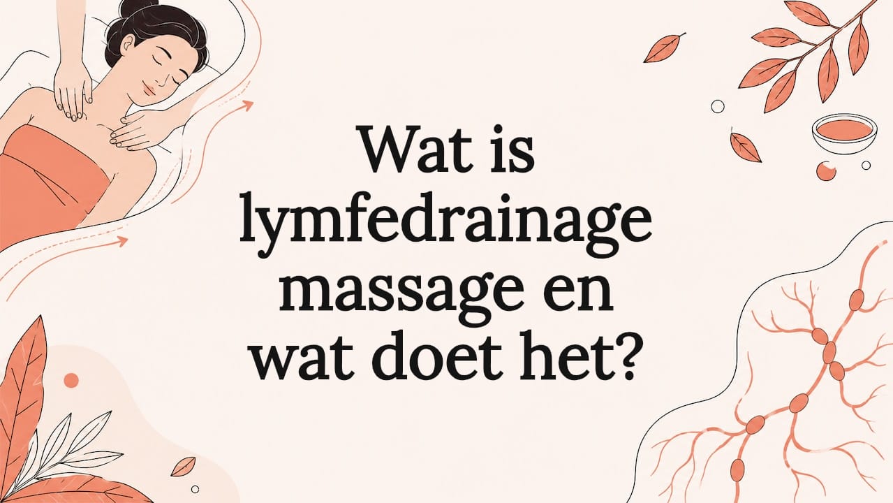 Sfeervolle titelkaart met illustraties in wellness-stijl