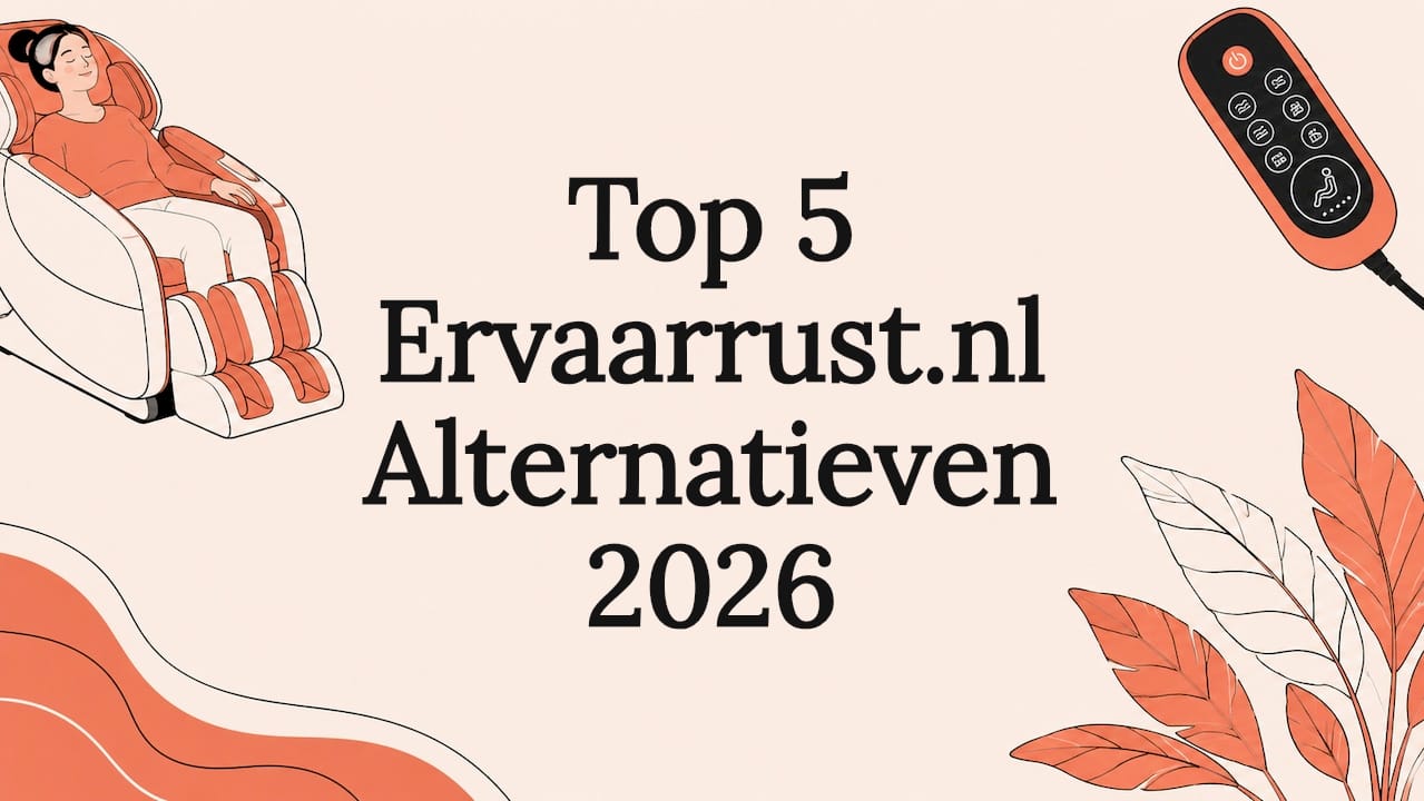 Sfeervolle illustratie als blikvanger voor ons artikel over alternatieven voor de massagestoel