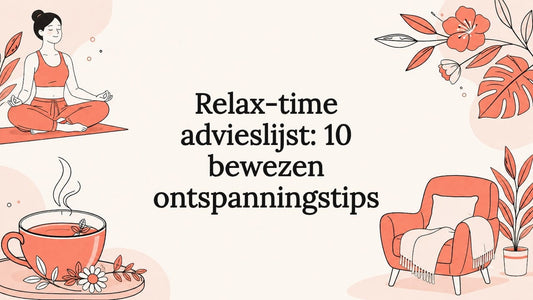 Sfeervolle titelkaart met rustgevende illustratie