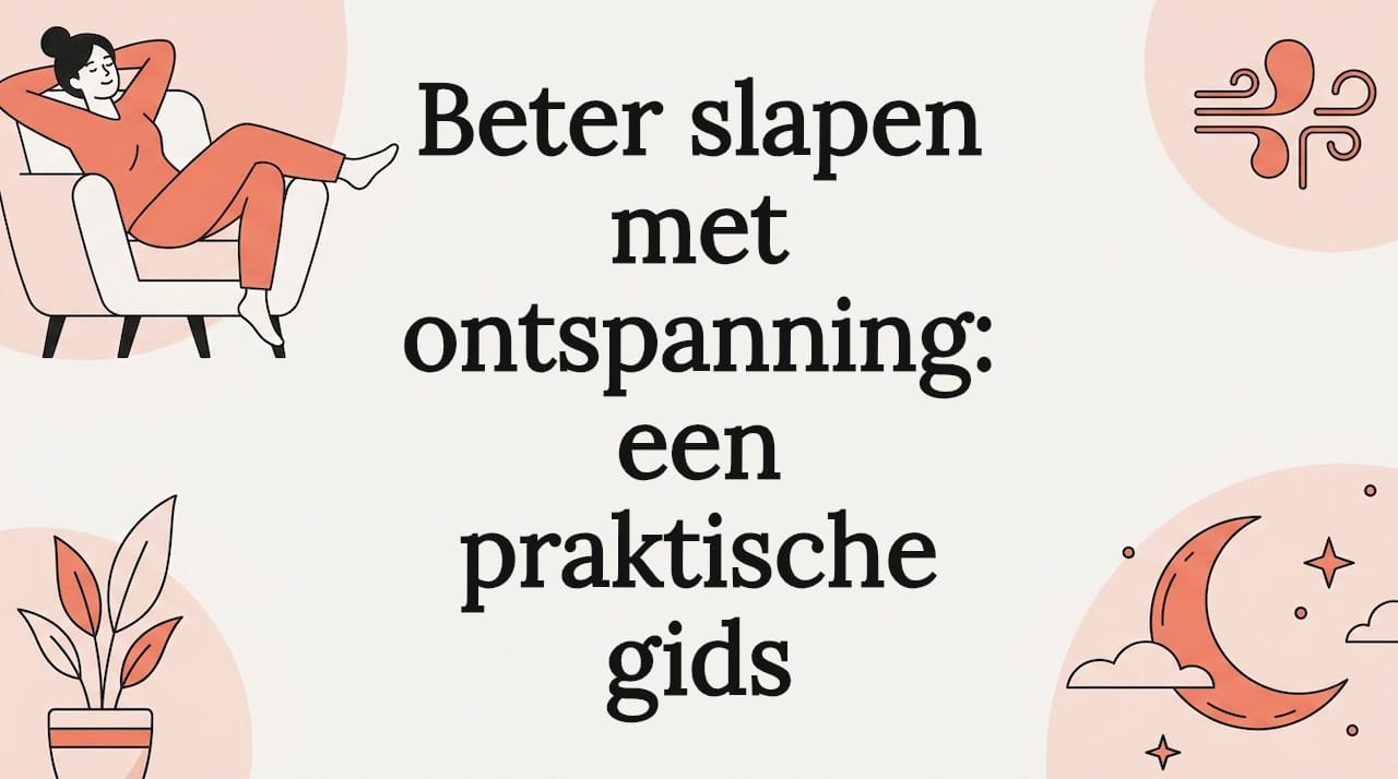 Sfeervolle titelillustratie over beter slapen
