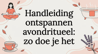 Sfeervolle titelkaart met illustratie rondom het avondritueel