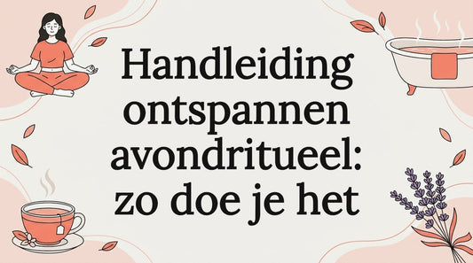 Sfeervolle titelkaart met illustratie rondom het avondritueel