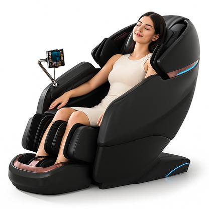 Galileo™ Massagestoel Zwart – Zero Gravity & Full Body Massage