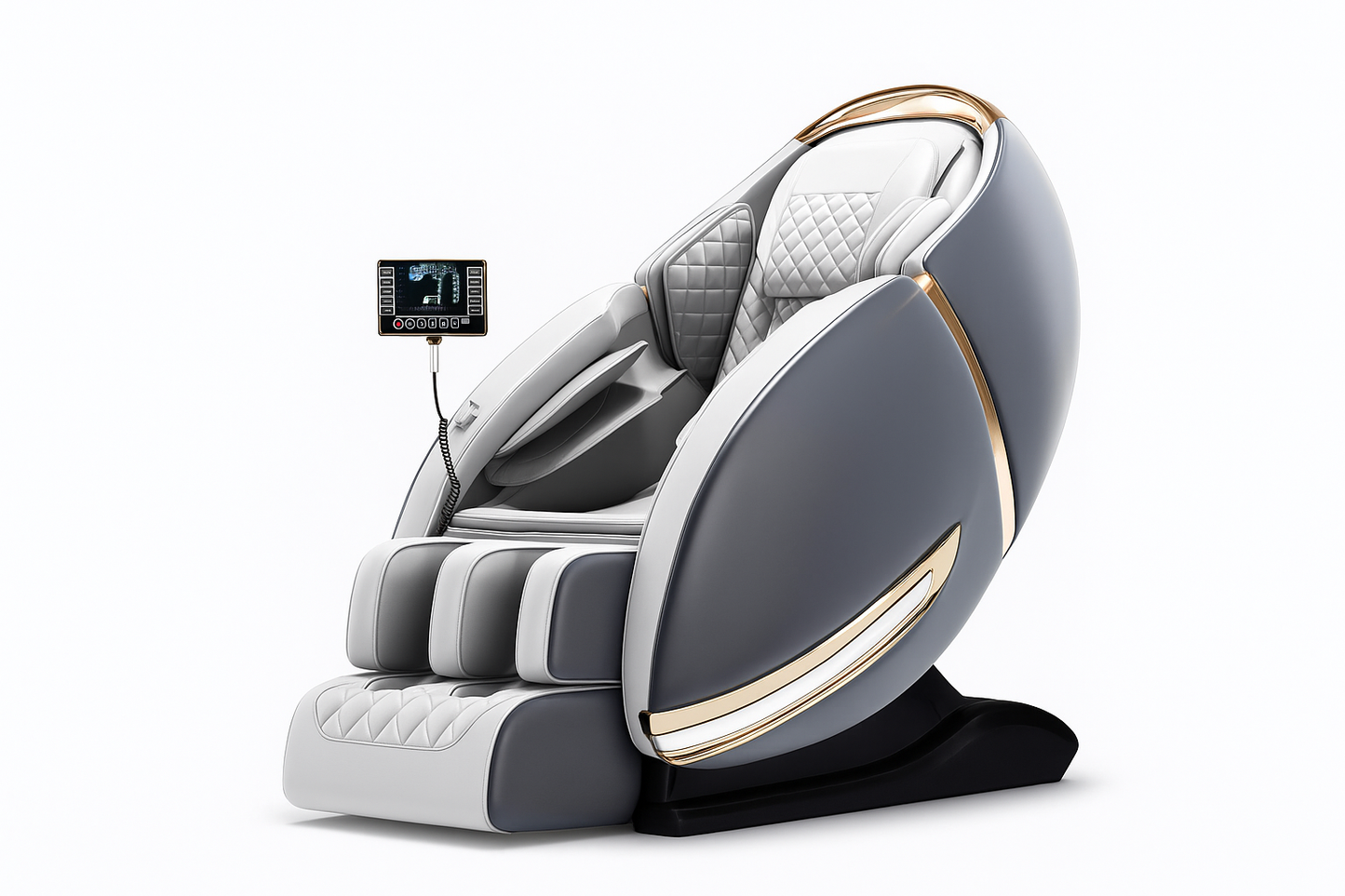 Pandora™ Massagestoel Grijs – SL-track & Zero Gravity Wellness