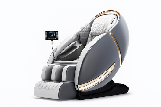 Pandora™ Massagestoel Grijs – SL-track & Zero Gravity Wellness