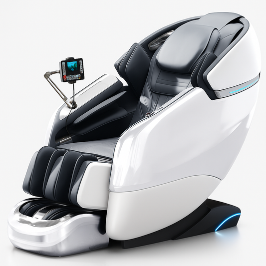 Galileo™ Massagestoel Wit – Zero Gravity Wellnessstoel met 12 Programma’s