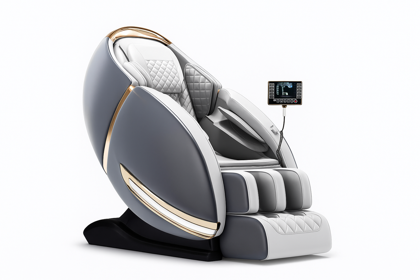 Pandora™ Massagestoel Grijs – SL-track & Zero Gravity Wellness