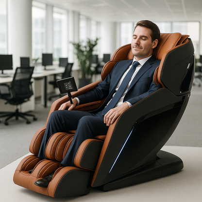Oberon™ Massagestoel – SL-track & Lichaamsscan Technologie