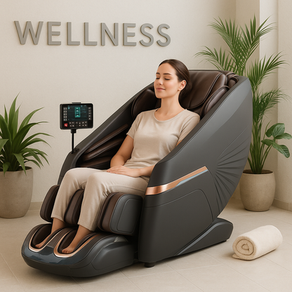 Zenon™ Massagestoel – SL-track, Zero Gravity & Slimme Bediening