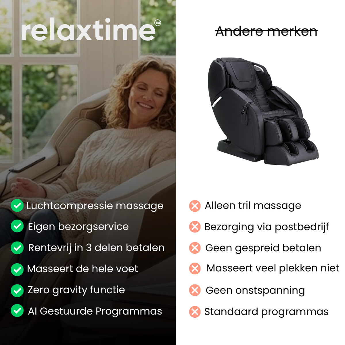 Massagestoel Rovo Deluxe™