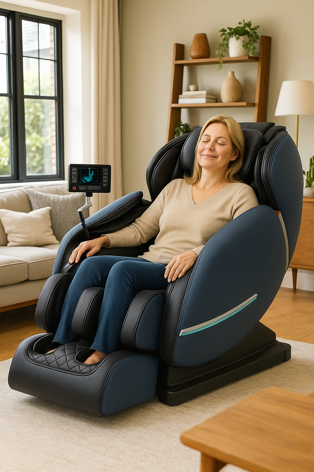 Cosmo™ Massagestoel – Volledige Ontspanning met 18 Airbags & Verwarming