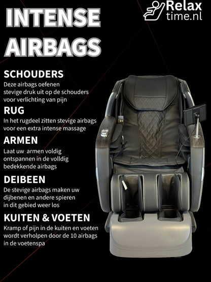 Galaxy Deluxe™ Massagestoel – 20 Programma’s & 145 cm SL-track