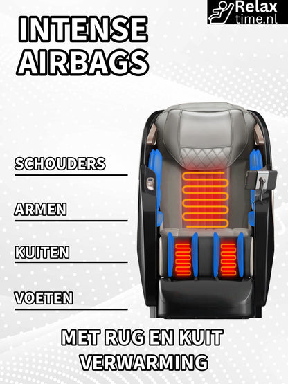 Premium Master™ Massagestoel – 4D Massage & 15 Programma’s voor Thuis