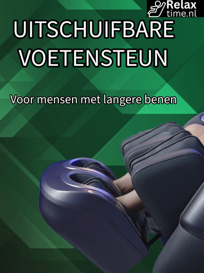 Galileo™ Massagestoel Grijs – Zero Gravity Luxe met 12 Programma’s