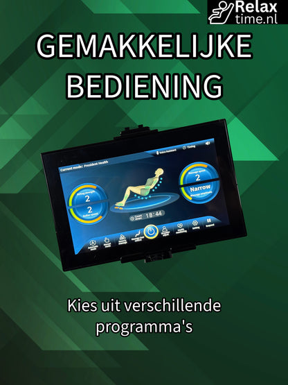 Galileo™ Massagestoel Grijs – Zero Gravity Luxe met 12 Programma’s