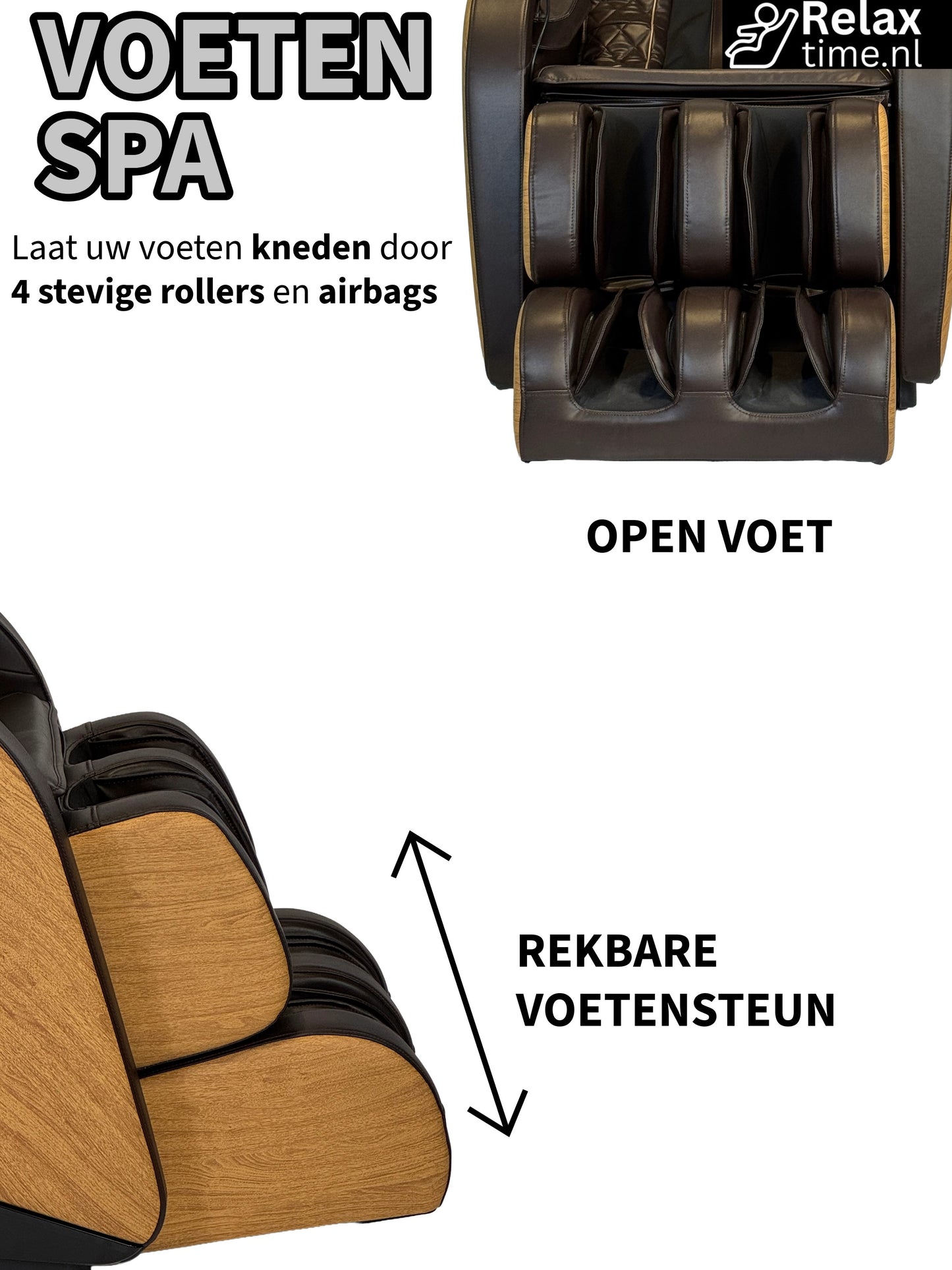 Castor™ Massagestoel – 8 Technieken, Verwarming & Lichaamsscan