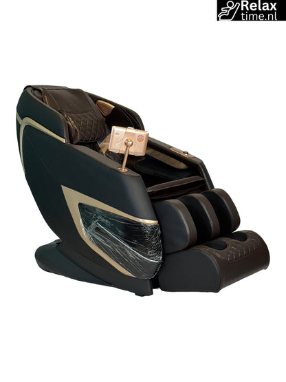 Triton™ Massagestoel Zwart/Bruin – 8 Technieken & Verstelbare Massagebreedte