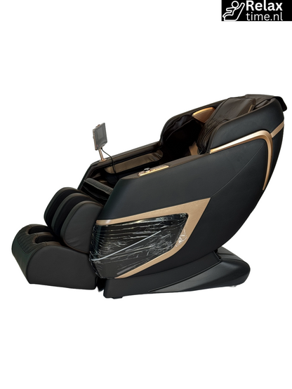 Triton™ Massagestoel Zwart/Bruin – 8 Technieken & Verstelbare Massagebreedte