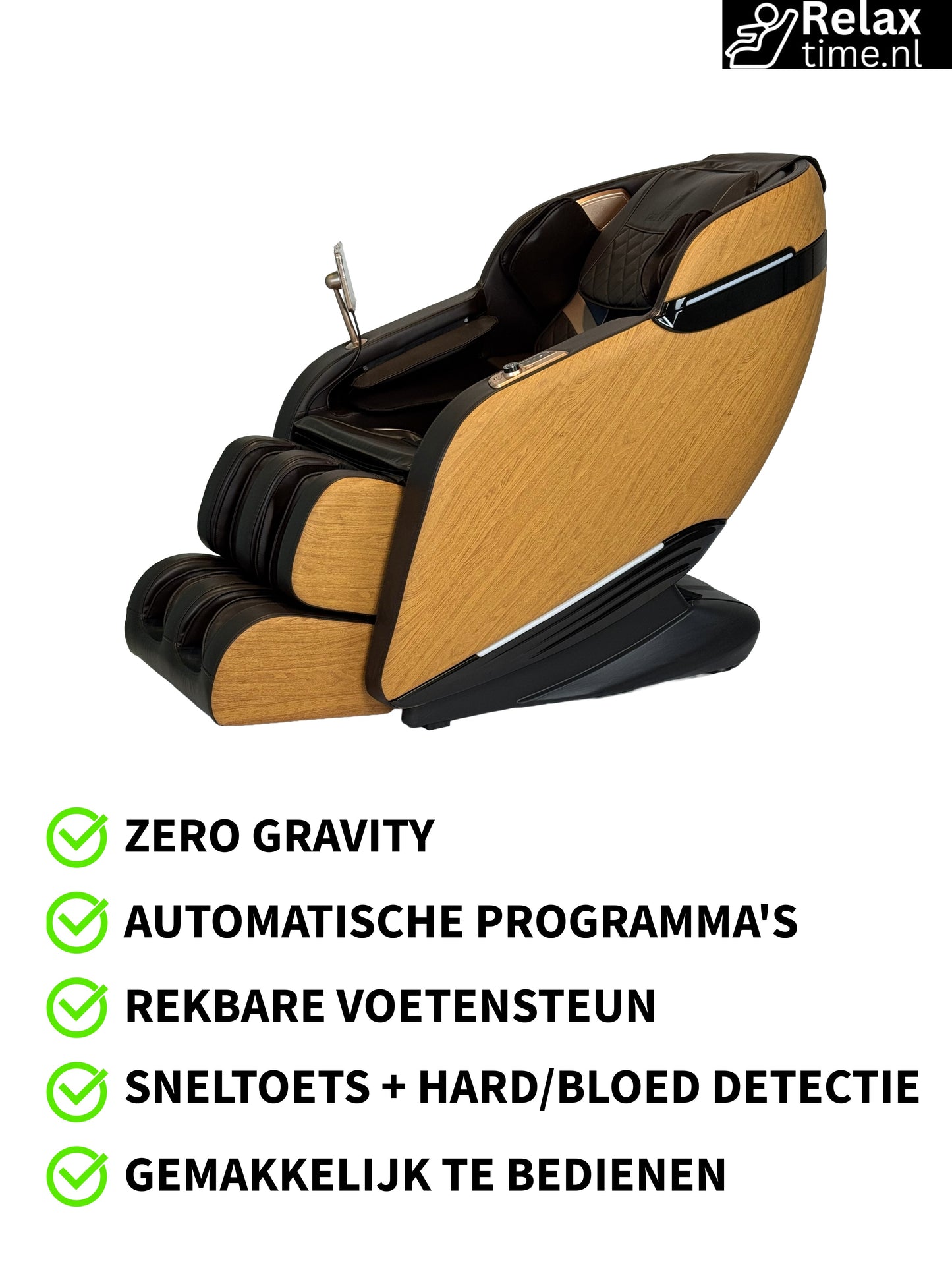 Castor™ Massagestoel – 8 Technieken, Verwarming & Lichaamsscan