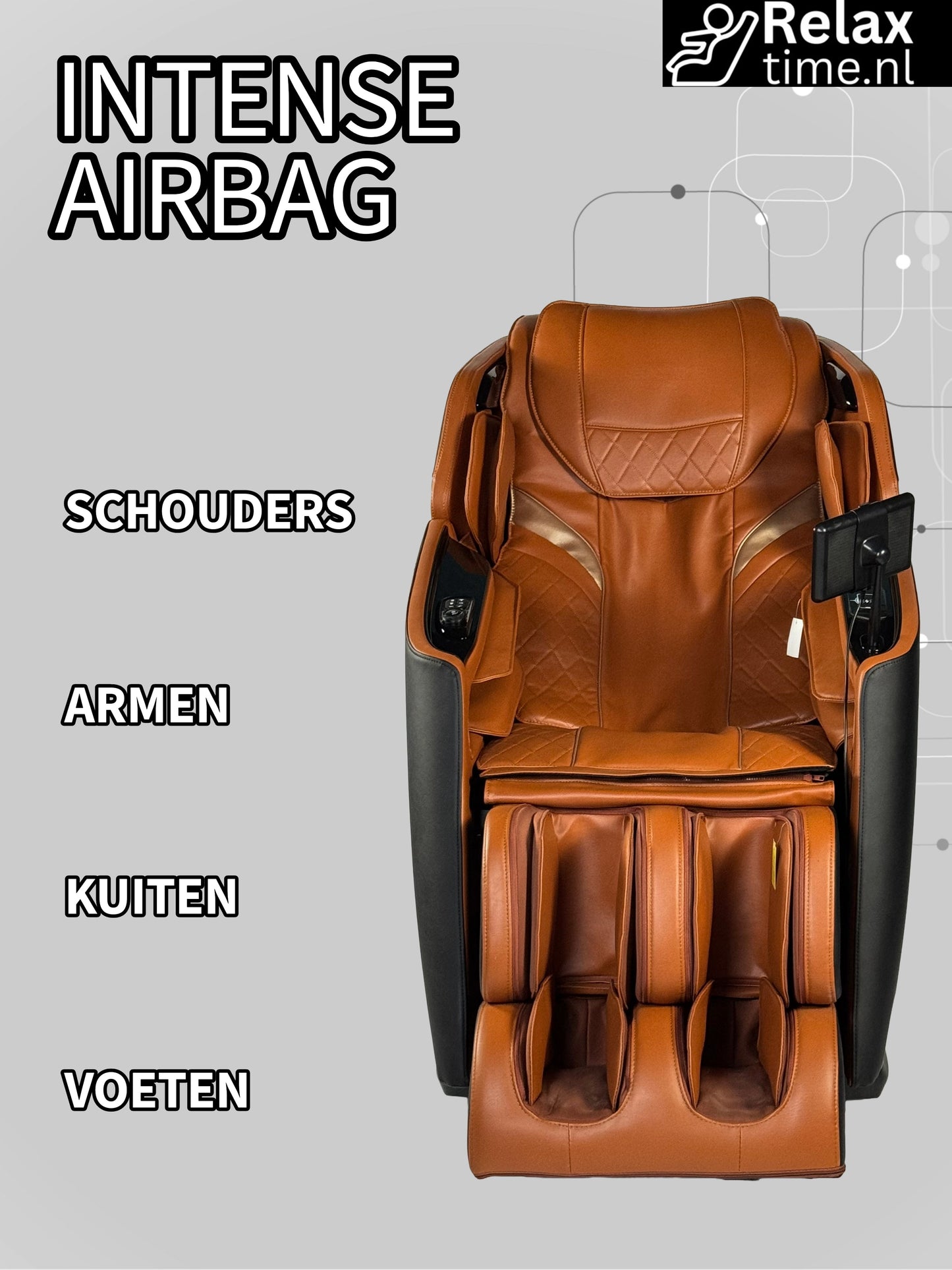 Oberon™ Massagestoel – SL-track & Lichaamsscan Technologie