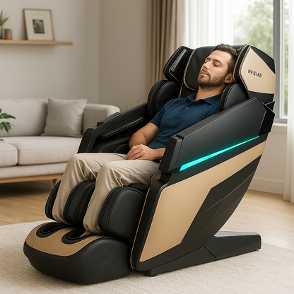 Draco Premium™ Massagestoel – 12 Programma’s & Diepe SL-track Massage