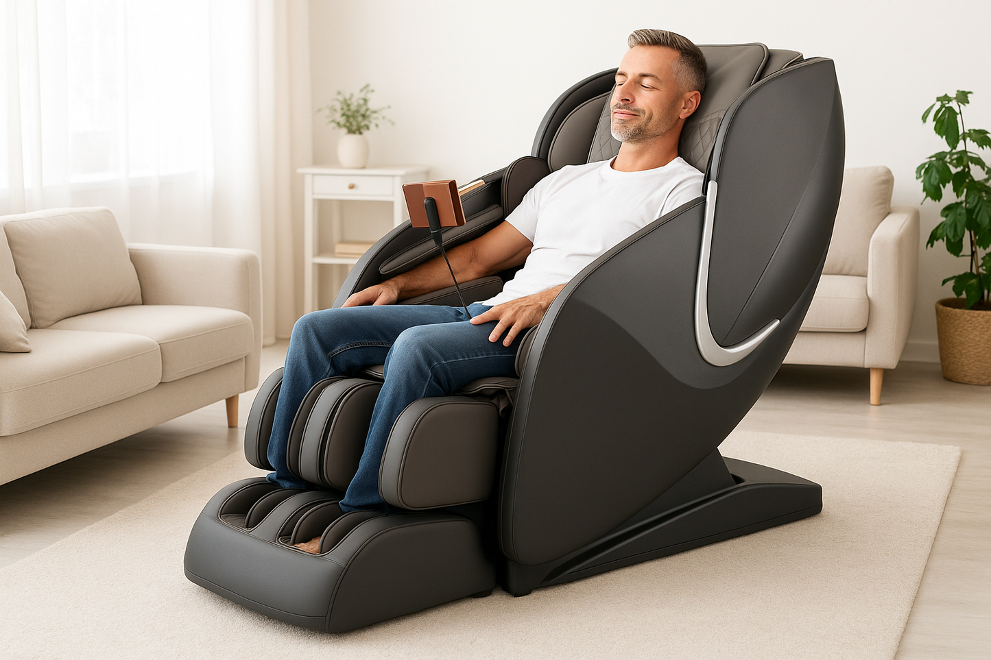 Premium Master™ Massagestoel – 3D Massage & 15 Programma’s voor Thuis