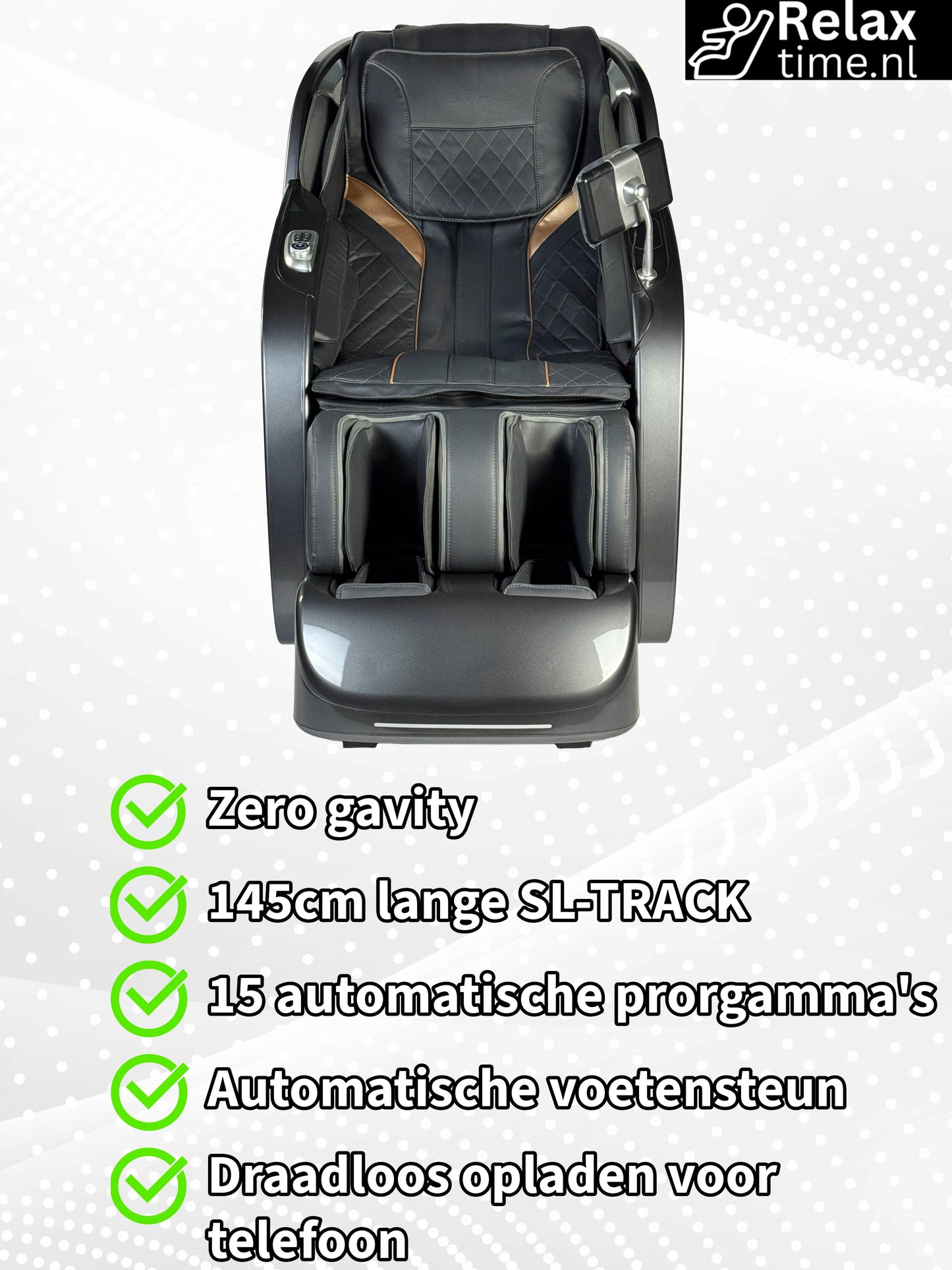 Premium Master™ Massagestoel – 4D Massage & 15 Programma’s voor Thuis