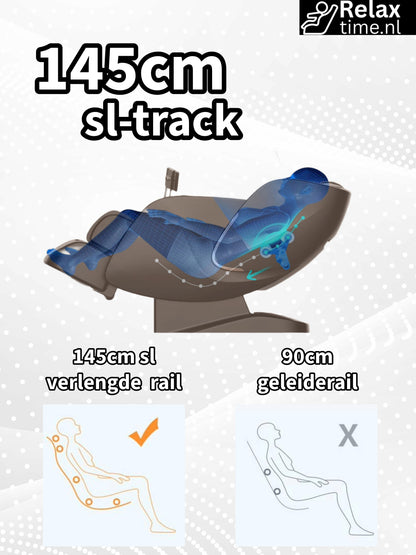 Premium Master™ Massagestoel – 4D Massage & 15 Programma’s voor Thuis