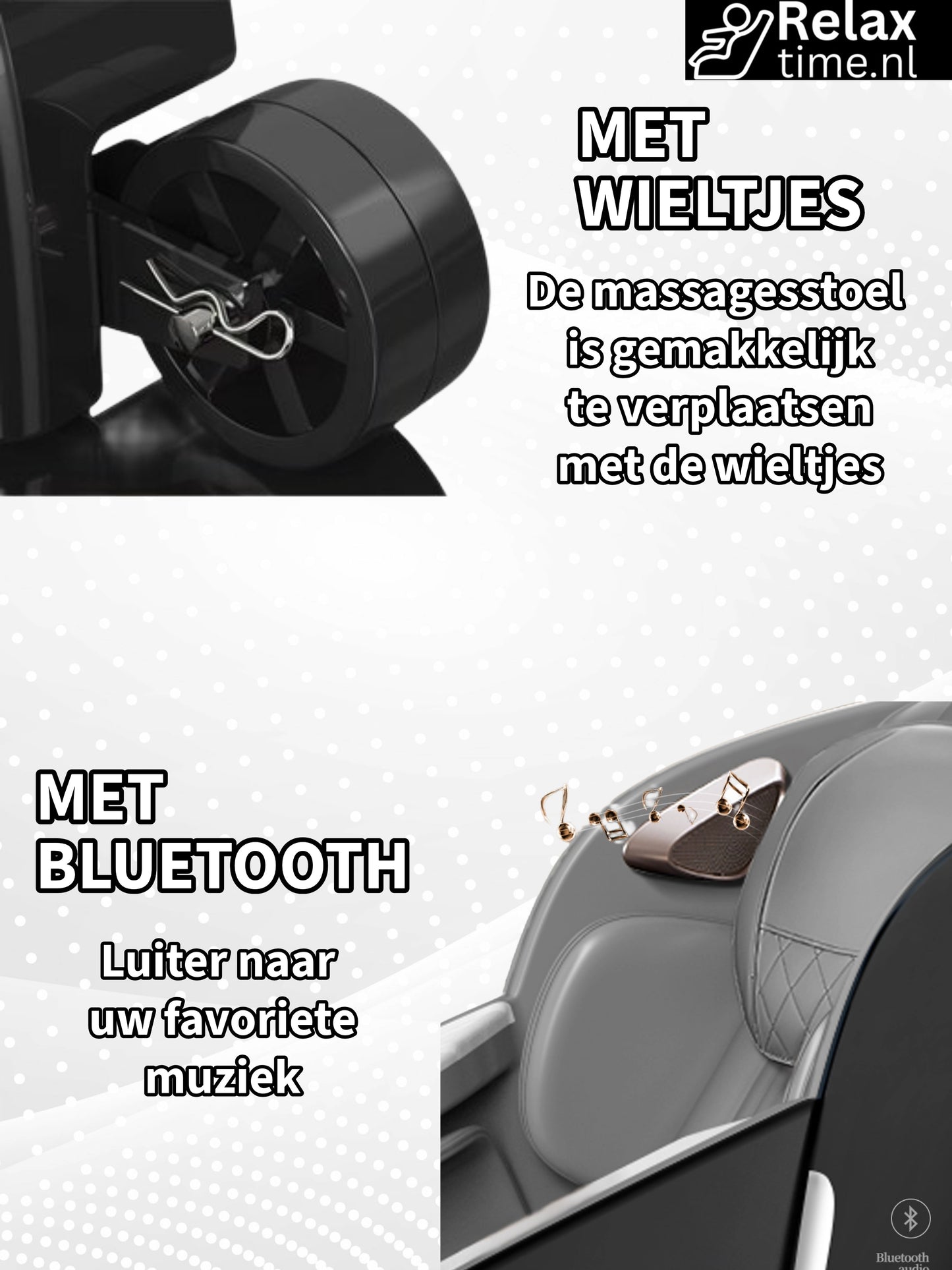 Premium Master™ Massagestoel – 4D Massage & 15 Programma’s voor Thuis