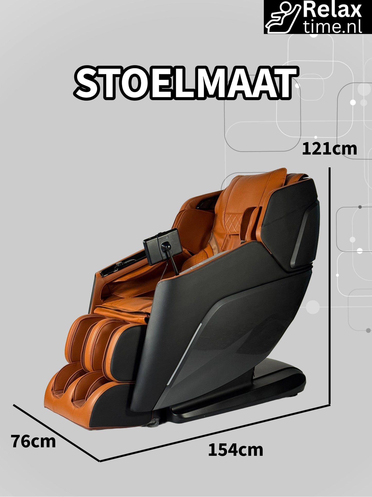 Oberon™ Massagestoel – SL-track & Lichaamsscan Technologie