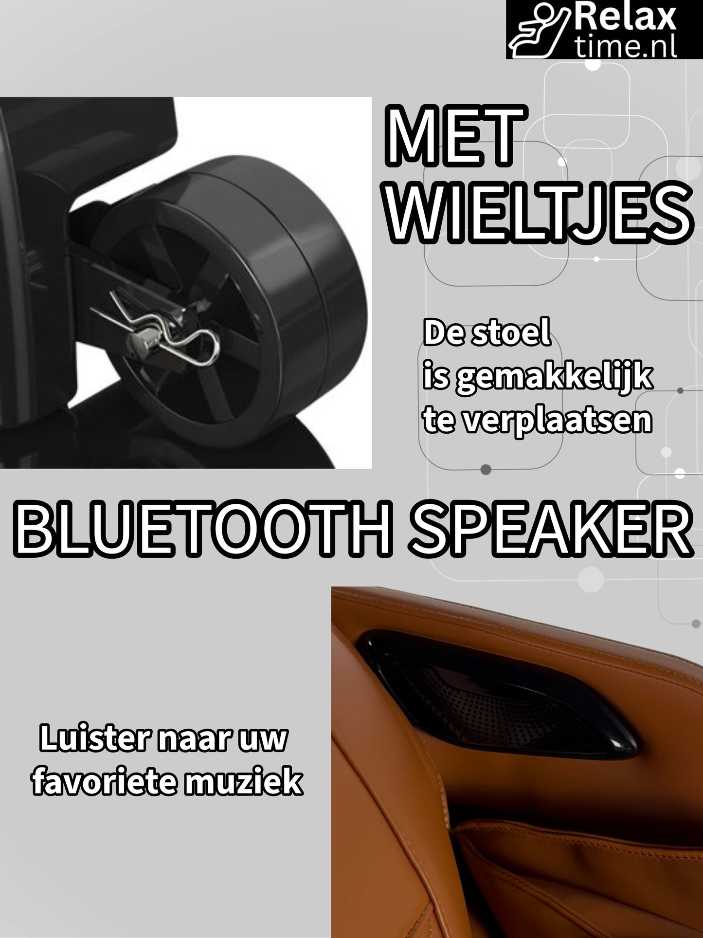 Oberon™ Massagestoel – SL-track & Lichaamsscan Technologie