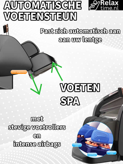 Premium Master™ Massagestoel – 4D Massage & 15 Programma’s voor Thuis